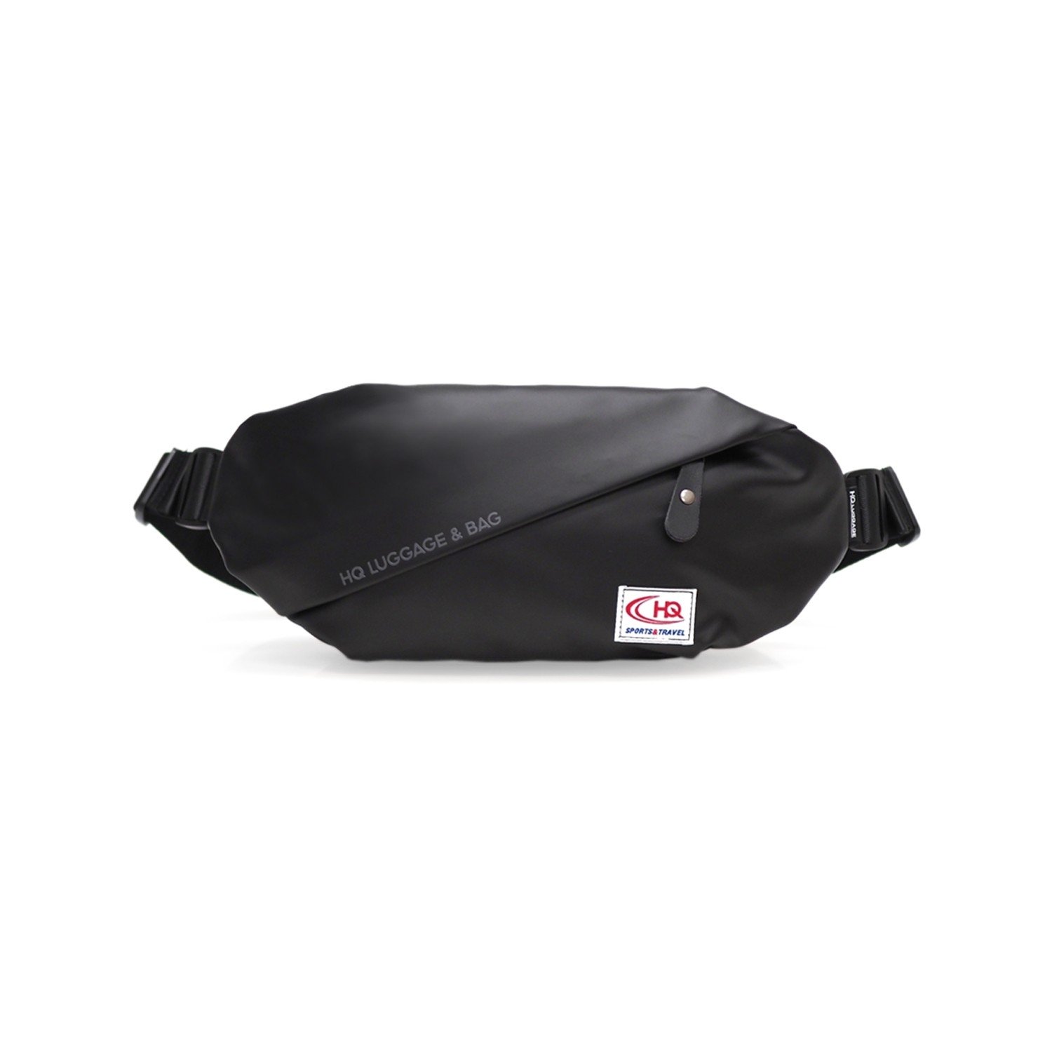 HQ LUGGAGE รุ่น C10001 กระเป๋าคาดเอว/คาดอก ดีไซน์เรียบเท่ น้ำหนักเบา กันน้ำ ผลิตจากโพลีเอสเตอร์เคลือบ PU/PVC มีช่องซิปทั้งหน้า หลัง และในตัวกระเป๋า พร้อมสายสะพายปรับได้ถึง 144 ซม. เหมาะสำหรับทุกกิจกรรม

