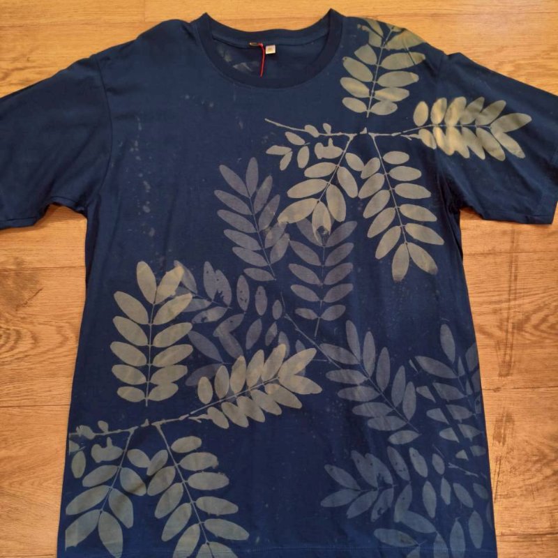 เสื้อยืดกัดลายใบไม้ PA5002 (สินค้าพรีออเดอร์)