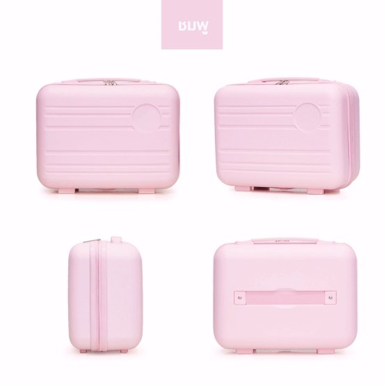 HQ LUGGAGE กระเป๋าเดินทางแบบถือ รุ่น 8803 ขนาด 14 นิ้ว ผลิตจากวัสดุ Polypropylene (PP) แข็งแรง ทนทาน น้ำหนักเบา ด้านในมีช่องแบ่งสัมภาระ พร้อมแถบยางสำหรับสอดคันชัก พกพาสะดวก เหมาะสำหรับขึ้นเครื่อง