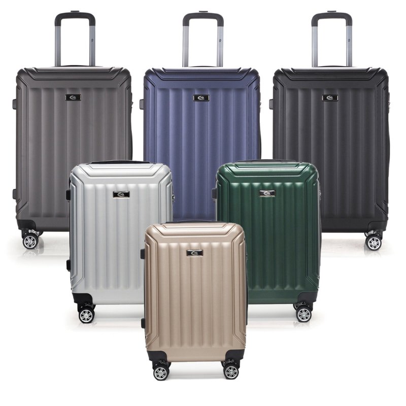 HQ LUGGAGE กระเป๋าเดินทาง ABS 4 ล้อคู่ กุญแจล็อค 3 รหัส รุ่น 8865 ขนาด 20/24นิ้ว