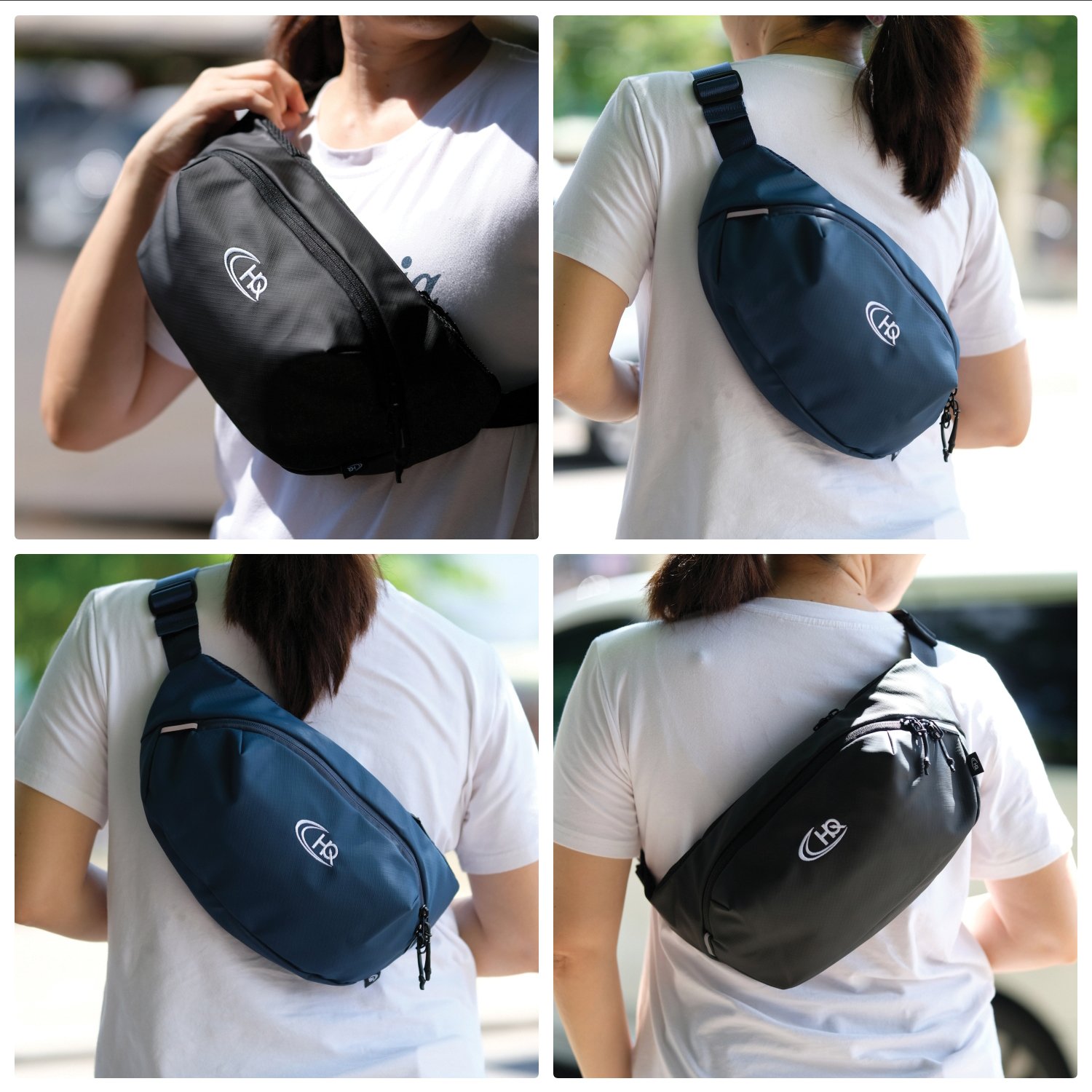 HQ LUGGAGE รุ่น C3318 กระเป๋าคาดเอว/คาดอก ผลิตจากผ้าโพลีเอสเตอร์เคลือบกันละอองน้ำ น้ำหนักเบา ทนทาน พร้อมแถบสะท้อนแสงด้านหน้า สายสะพายไนลอนแข็งแรงปรับได้ ช่องซิปหลากหลาย พร้อมช่องคล้องพวงกุญแจ เหมาะสำหรับกิจกรรมกลางแจ้งหรือใช้งานประจำวัน