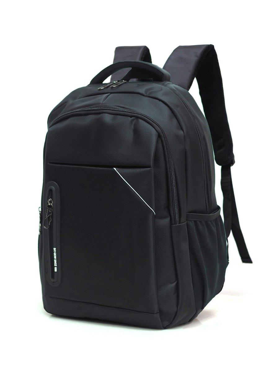 HQ LUGGAGE รุ่น 11143 (Sky-Bow) กระเป๋าเป้ใส่โน้ตบุ๊คขนาด 15 นิ้ว ดีไซน์เรียบหรู ผลิตจากผ้าโพลีเอสเตอร์หนา น้ำหนักเบา พกพาสะดวก บุฟองน้ำรองรับหลังและบ่า ช่วยลดแรงกดทับ พร้อมช่องใส่ของครบครัน