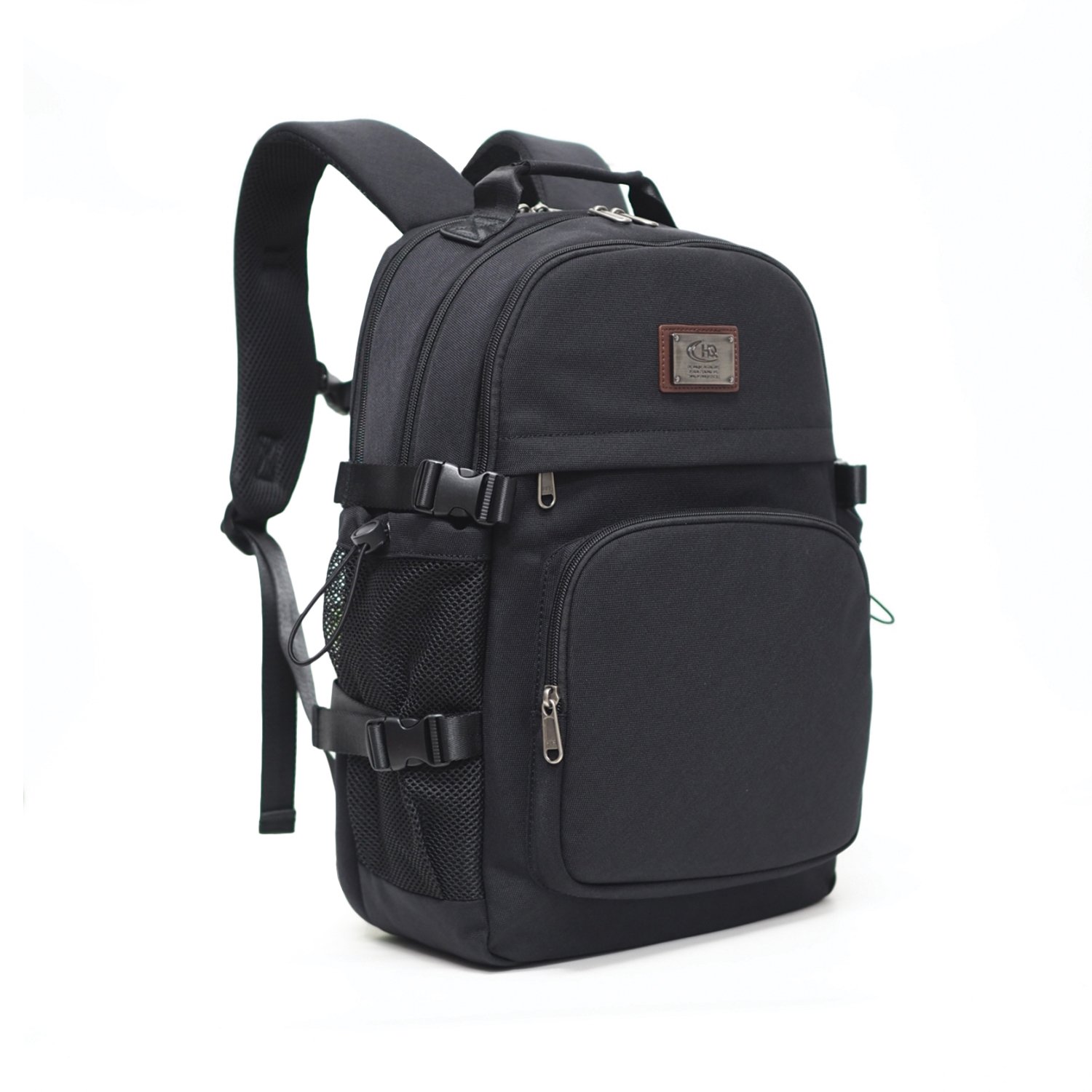 กระเป๋าเป้ HQ LUGGAGE รุ่น 3324 ดีไซน์ทันสมัย ผลิตจากผ้าโพลีเอสเตอร์เคลือบกันละอองน้ำ มาพร้อมช่องจัดเก็บหลากหลาย ช่องใส่โน้ตบุ๊ค ช่องตาข่ายด้านข้าง และสายรัดคาดอกเพื่อเพิ่มความกระชับ สะพายสบายด้วยฟองน้ำบุหนา มีแถบสำหรับสอดคันชักกระเป๋าเดินทาง เหมาะสำหรับเดินทางและใช้งานทุกวัน