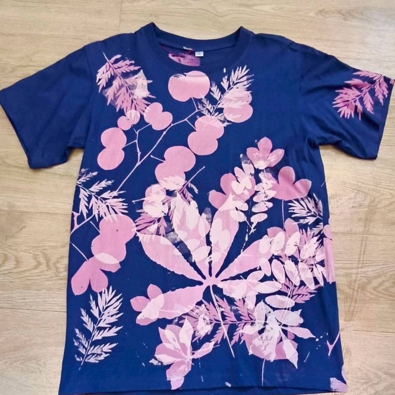 เสื้อยืดกัดลายใบไม้ PA5001 (สินค้าพรีออเดอร์)