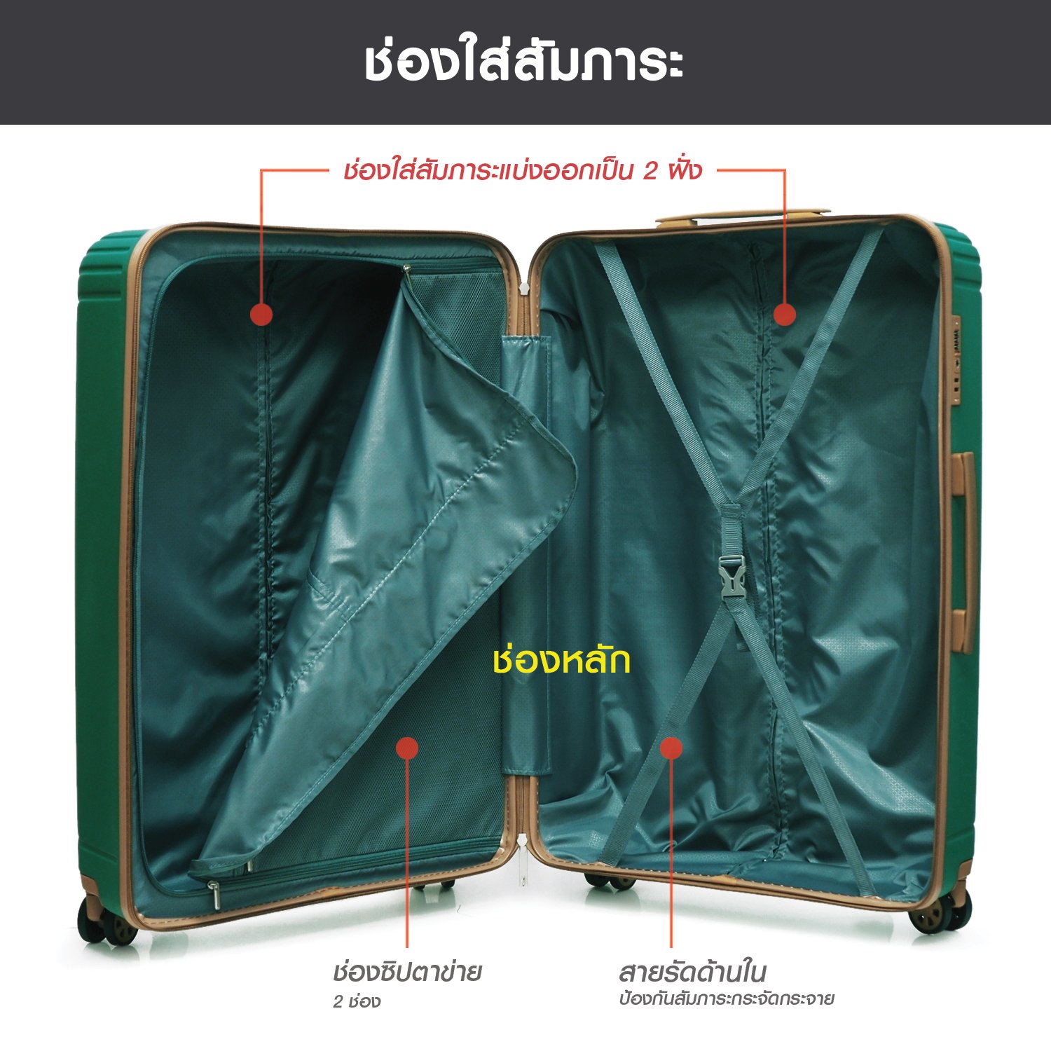 กระเป๋าเดินทาง HQ LUGGAGE รุ่น 8884 ผลิตจากวัสดุ ABS แข็งแรง น้ำหนักเบา มาพร้อมระบบล็อคมาตรฐาน TSA ปลอดภัยใช้ได้ทั่วโลก 4 ล้อคู่ หมุนลื่น 360 องศา ขนาด 22/26 นิ้ว เหมาะสำหรับการเดินทางไกล ดีไซน์หรู ทันสมัย
