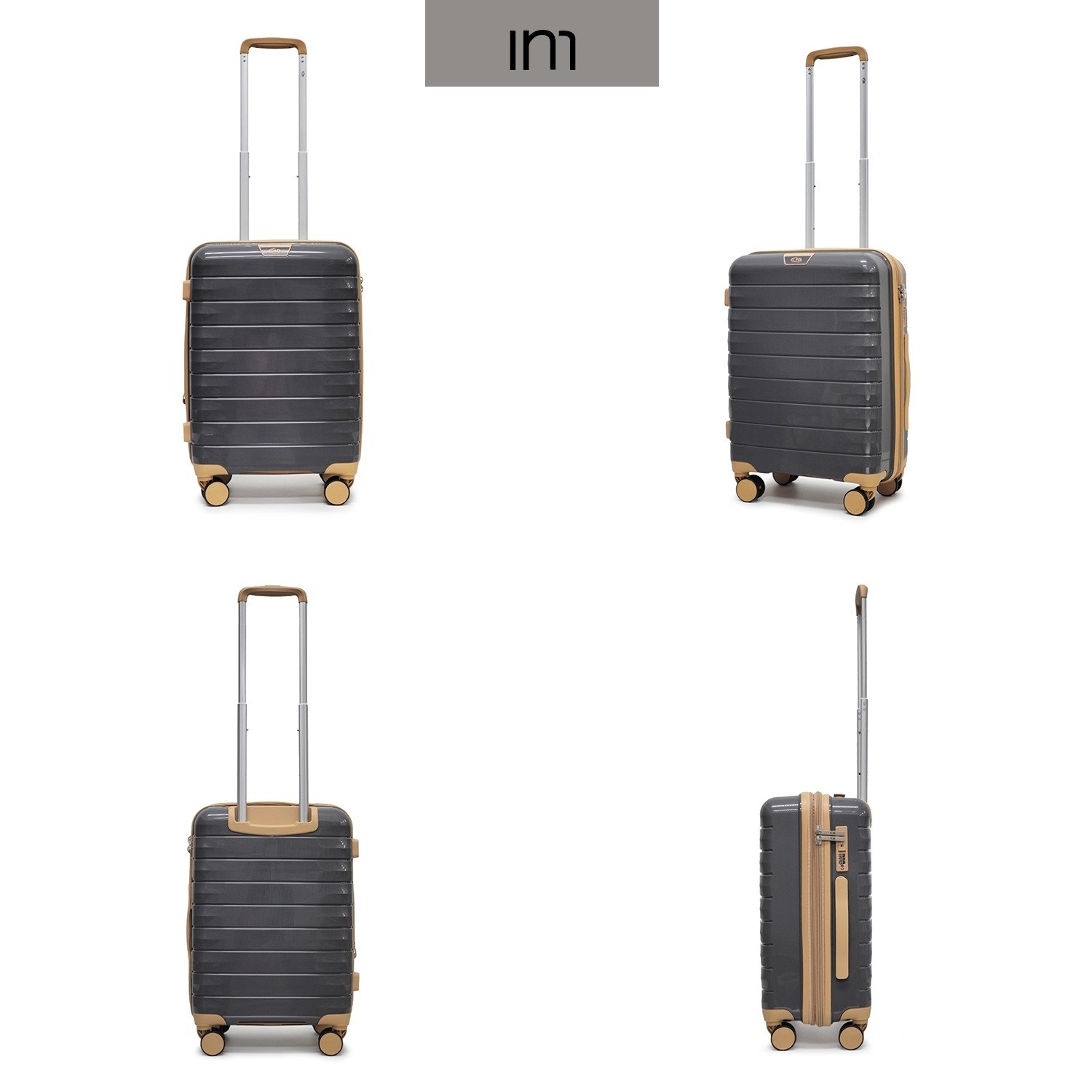 HQ LUGGAGE กระเป๋าเดินทาง PP 100% รุ่น Flora #5512X แข็งแรง ทนทาน น้ำหนักเบา มาพร้อมระบบล็อค 3 รหัส ปลอดภัยสูง 4 ล้อคู่ หมุน 360 องศา ขนาด 14, 20, 24, 28 นิ้ว เหมาะสำหรับการเดินทางทุกทริป ดีไซน์ทันสมัย