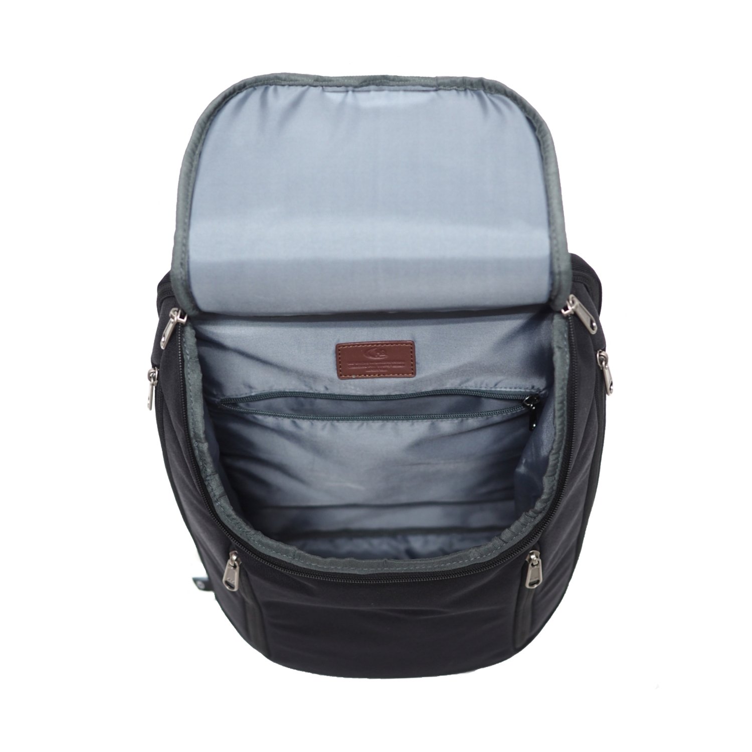 กระเป๋าเป้ HQ LUGGAGE รุ่น 3323 ดีไซน์ทันสมัย ผลิตจากผ้าโพลีเอสเตอร์เคลือบกันละอองน้ำ ช่องใส่ของครบครัน พร้อมช่องบุกันกระแทกสำหรับโน้ตบุ๊คขนาด 16 นิ้ว ช่องซิปหน้า-ข้างใช้งานสะดวก พร้อมสายรัดคาดอกและแถบสอดคันชักกระเป๋าเดินทาง เหมาะทั้งใช้งานประจำวันและเดินทาง