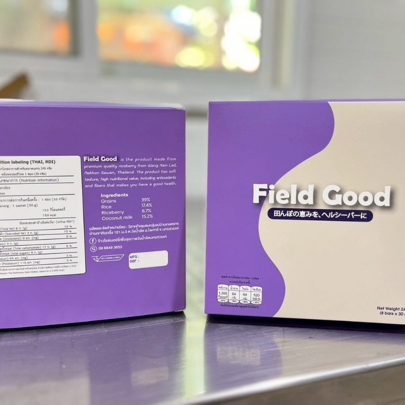 Healthy Bar Field Good ขนมข้าวพองธัญพืชเพื่อสุขภาพ