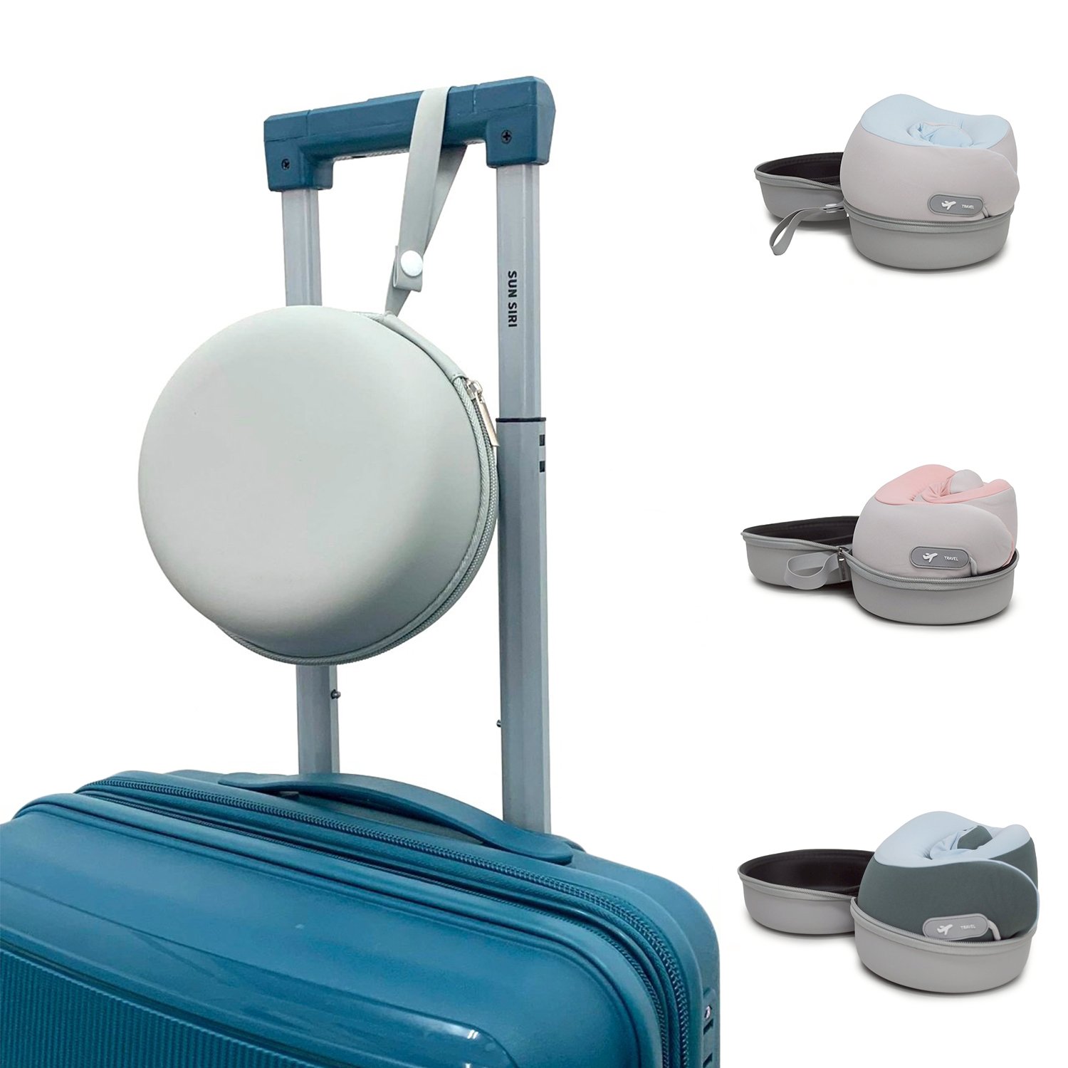 หมอนรองคอ HQ LUGGAGE รุ่น NP003 ผลิตจากเมมโมรี่โฟม รองรับคอ ศีรษะ และคางได้ดี ช่วยลดอาการปวดคอ ผ่อนคลายกล้ามเนื้อ เหมาะสำหรับการเดินทางไกล ทั้งทางรถยนต์ เครื่องบิน หรือรถไฟ พับเก็บได้ พกพาง่าย สัมผัสนุ่มสบาย ไม่ระคายเคืองผิว