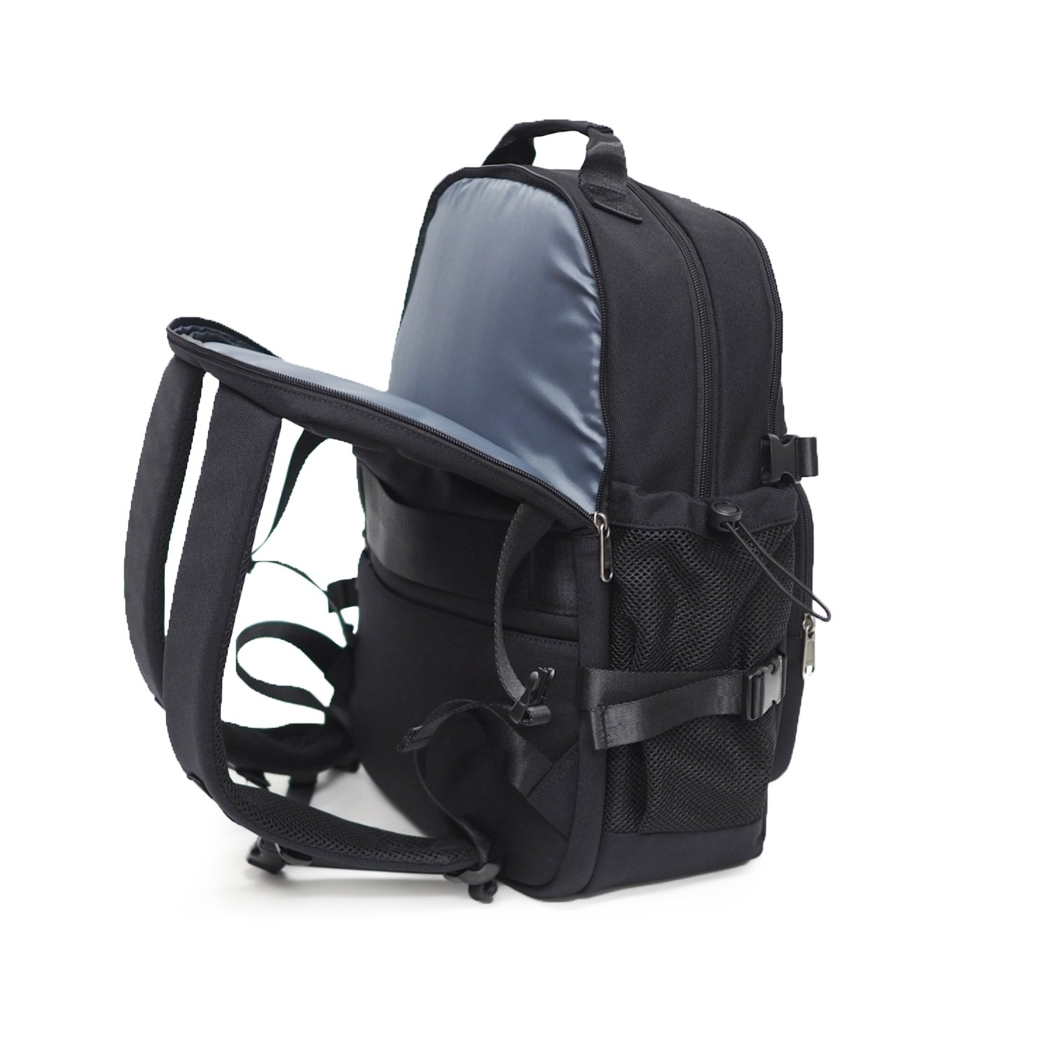 กระเป๋าเป้ HQ LUGGAGE รุ่น 3324 ดีไซน์ทันสมัย ผลิตจากผ้าโพลีเอสเตอร์เคลือบกันละอองน้ำ มาพร้อมช่องจัดเก็บหลากหลาย ช่องใส่โน้ตบุ๊ค ช่องตาข่ายด้านข้าง และสายรัดคาดอกเพื่อเพิ่มความกระชับ สะพายสบายด้วยฟองน้ำบุหนา มีแถบสำหรับสอดคันชักกระเป๋าเดินทาง เหมาะสำหรับเดินทางและใช้งานทุกวัน