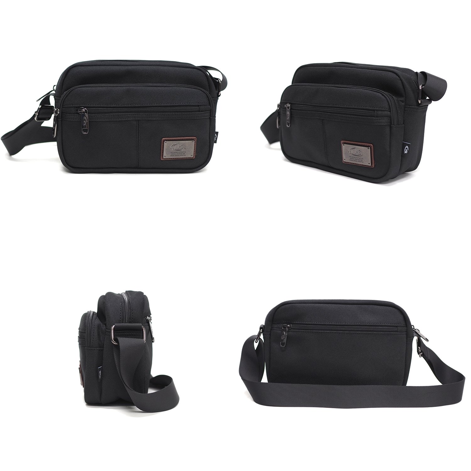 HQ LUGGAGE รุ่น 3329 กระเป๋าสะพายข้าง ดีไซน์มินิมอลเรียบหรู ผลิตจากผ้าโพลีเอสเตอร์ น้ำหนักเบา กันละอองน้ำ พร้อมช่องใช้งานครบครัน และบุ EVA Foam ป้องกันการกระแทก เหมาะสำหรับใช้งานในชีวิตประจำวันทั้งผู้ชายและผู้หญิง