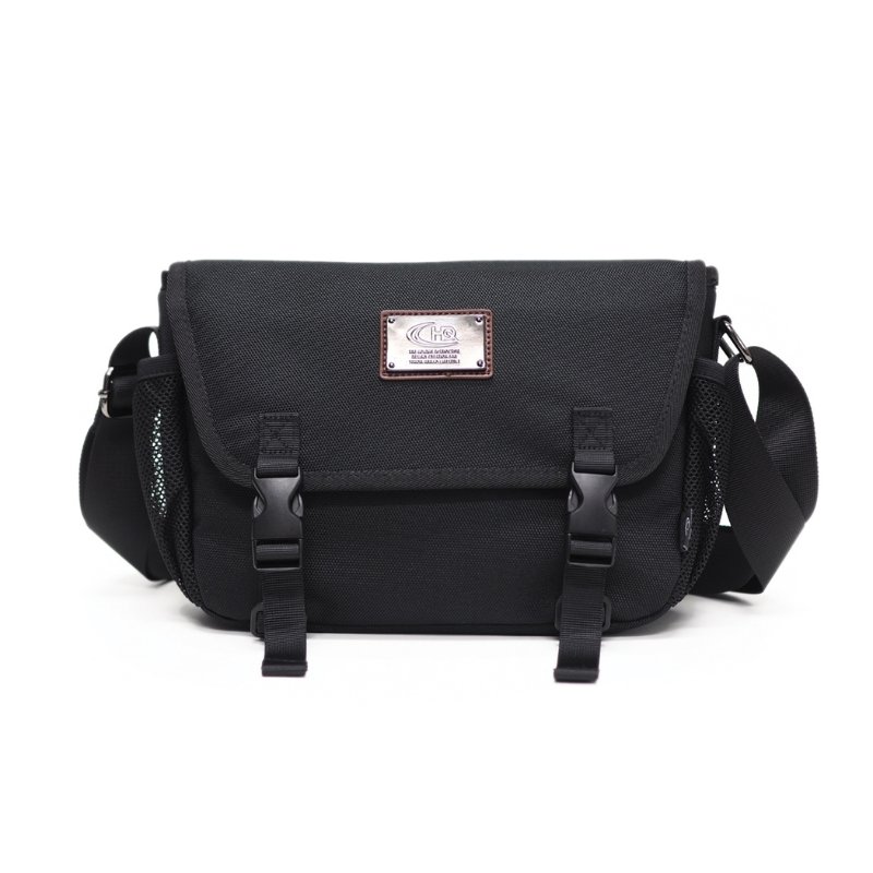 HQ LUGGAGE กระเป๋าสะพายข้าง กระเป๋าสะพายไหล่ รุ่น 3333 (สีดำ)