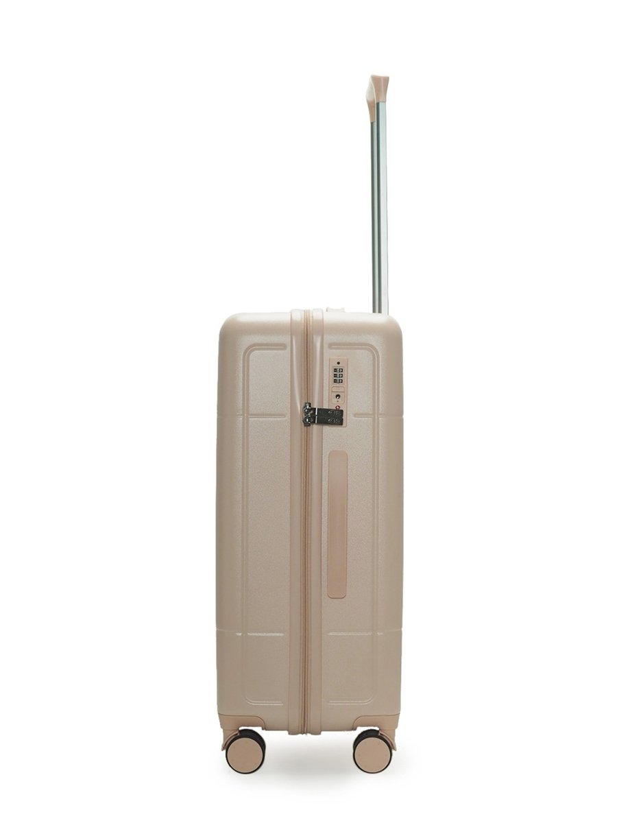 HQ LUGGAGE รุ่น 5526 กระเป๋าเดินทางวัสดุ PC 100% ล้อคู่หมุน 360° ระบบล็อค TSA มาตรฐาน น้ำหนักเบา พร้อมผ้าซับในเรยอน แข็งแรง ทนทาน มีให้เลือกหลายขนาด ตั้งแต่ 16 นิ้ว ถึง 26 นิ้ว