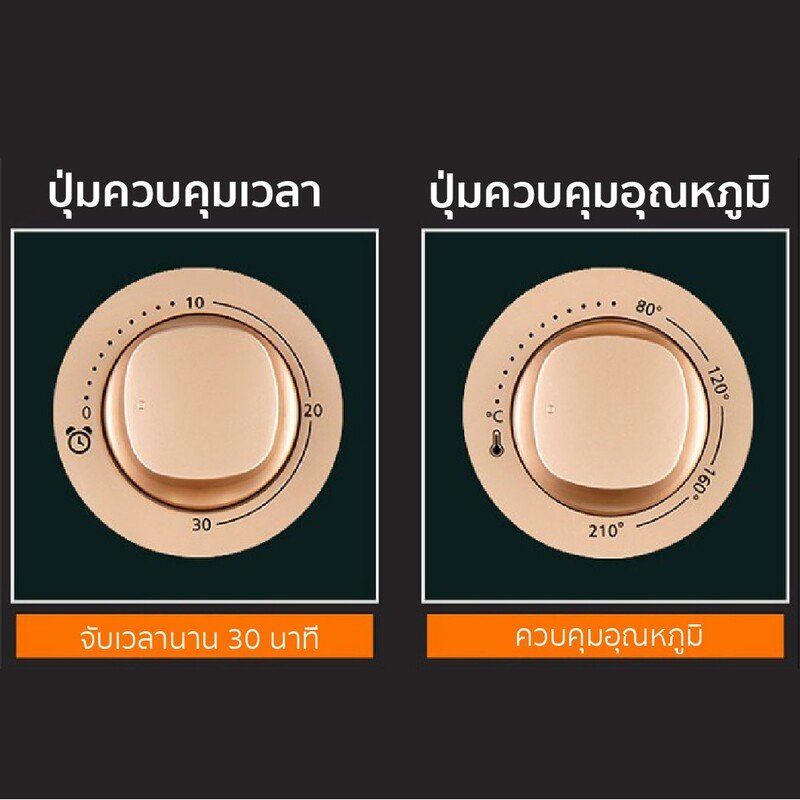 หม้อทอดอเนกประสงค์ หม้อทอดไร้น้ำมันพร้อมกลไกการทำงานพิเศษโดย ใช้เทคโนโลยีทำความร้อนแบบสุญญากาศ นัดลมที่อยู่เหนือหม้อด้านในจะเป่าลมร้อนออก จากนั้น ลมร้อนที่สูงถึง 200 องศาเซลเซียสจะหมุนเวียนอย่างรวดเร็วและแรงรอบ ทำให้อาหารเป็นอาหาร กรอบด้วยอากาศแทนไขมันตามปกติ อาหารที่มีไขมันสามารถลดไขมันได้มากถึง 80% เมื่อเทียบ กับกระทะทั่วไป ในขณะเดียวกันก็ให้รสชาติที่อร่อยตามธรรมชาติ
คุณสมบัติ:
นัดลมหมุนและก่อความร้อนที่ด้านบนจะหมุนเวียนความร้อนจากบนลงล่างเพื่อปรุงอาหาร
ฝาครอบป้องกันน้ำมันกระเด็นที่เกิดจากการไหลของอากาศระหว่างกระบวนการทำอาหาร คุณจึง สามารถปรุงอาหารได้อย่างปลอดภัย
กระจกนิรภัยสำหรับทำอาหาร และช่องใสสำหรับตรวจสอบกระบวนการทำอาหารเป็นครั้งคราว -ปรับอุณหภูมิลูกบิดได้ตั้งแต่ 90-210 องศาเซลเซียส ปุ่มตั้งเวลาได้ถึง 60 นาที -แปรรูปอาหารหลายอย่าง เช่น ไก่ย่าง เคบับ มันฝรั่งทอด แม้กระทั่งข้าวโพดคั่วหรือการอบ -มือถือตะกร้าแข็ง หุ้มฉนวน เคลื่อนย้ายได้อย่างปลอดภัย ไม่กลัวมือใหม่ -การใช้ตาข่ายกันติดที่ถอดออกได้ การทำความสะอาดเครื่องจะทำได้เร็วและง่ายขึ้น
กำลังไฟ: 1350W
ความจุ 5L