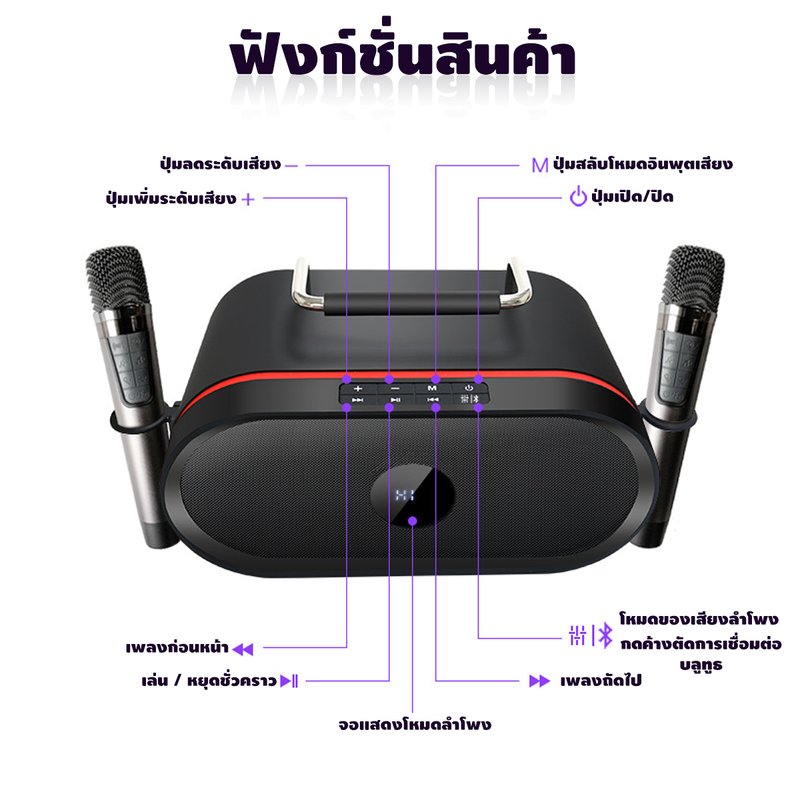 ประเภทลำโพง:Subwoofer
กำลังขับ (วัตต์):30
ระบบเสียง:CH
ค่าความไวตอบสนอง(Db.):80
รับสัญญาณ Bluetooth:ได้
ขนาดดอกลำโพง:Subwoofer 4นิ้ว/1ทาง
ขนาดสินค้า (ซม.):36.00 x 18.00 x 20.50
รับประกันสินค้า(ปี)1