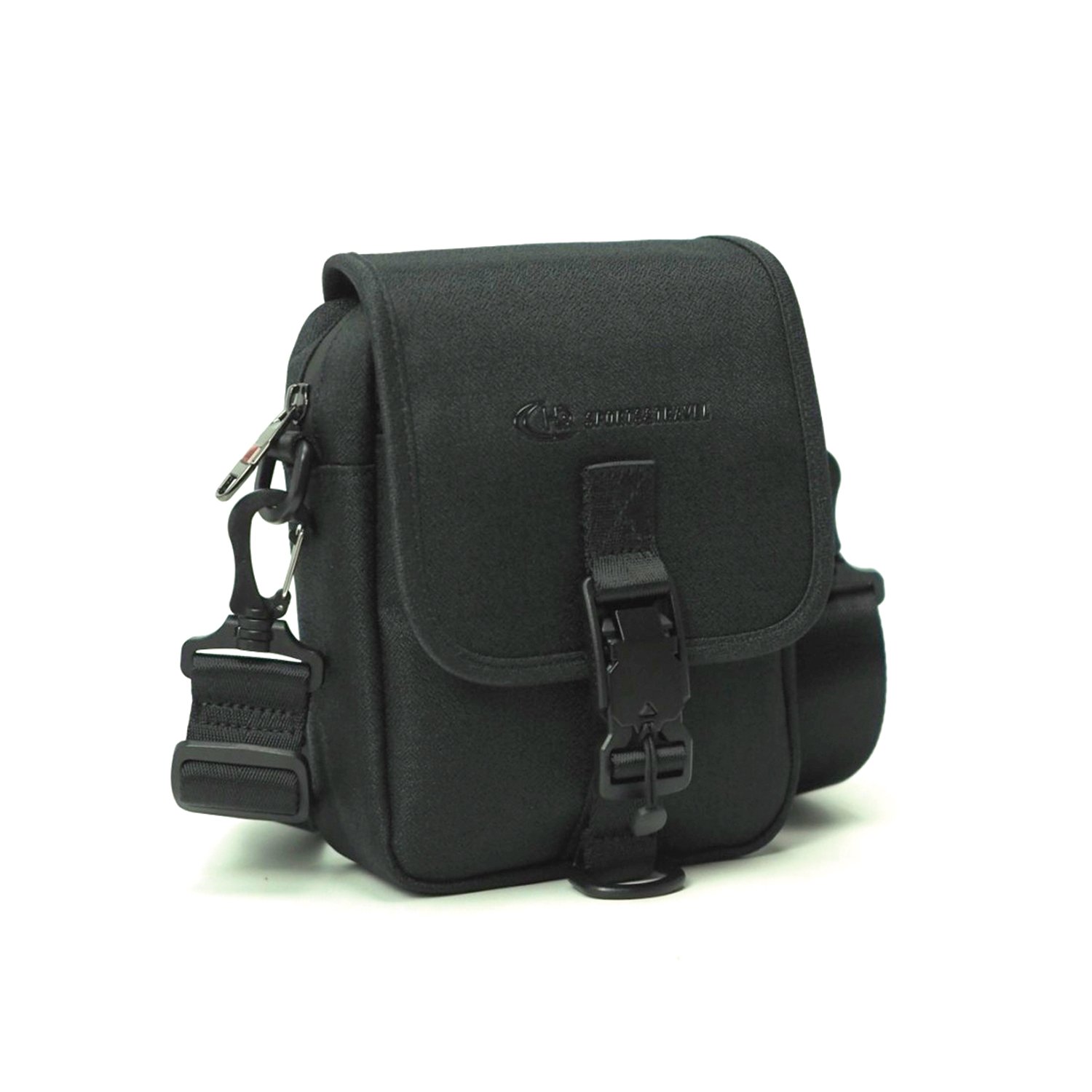 กระเป๋าสะพายข้าง HQ LUGGAGE รุ่น B3310 ขนาดกะทัดรัด ดีไซน์เรียบหรู ผลิตจากผ้าโพลีเอสเตอร์กันน้ำ 100% พร้อมสายไนลอนแข็งแรง เปิด-ปิดด้วยตัวล็อคแม่เหล็ก ช่องซิปกันน้ำ และบุ EVA Foam กันกระแทกในตัว เหมาะสำหรับใช้งานทุกวัน