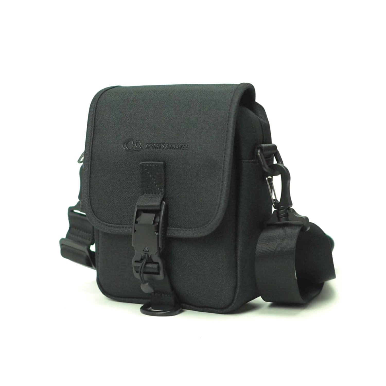 กระเป๋าสะพายข้าง HQ LUGGAGE รุ่น B3310 ขนาดกะทัดรัด ดีไซน์เรียบหรู ผลิตจากผ้าโพลีเอสเตอร์กันน้ำ 100% พร้อมสายไนลอนแข็งแรง เปิด-ปิดด้วยตัวล็อคแม่เหล็ก ช่องซิปกันน้ำ และบุ EVA Foam กันกระแทกในตัว เหมาะสำหรับใช้งานทุกวัน