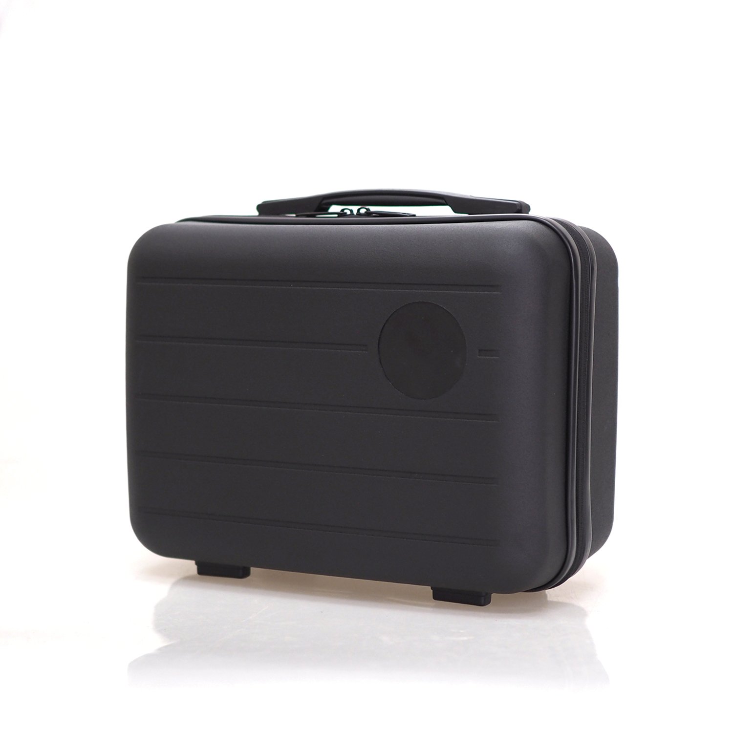 HQ LUGGAGE รุ่น 8801 กระเป๋าเดินทางแบบถือ ขนาด 14 นิ้ว ผลิตจากวัสดุ PP แข็งแรง ทนทาน หูหิ้วยางซิลิโคนช่วยลดแรงกดทับมือ น้ำหนักเบา พกพาสะดวก มีแถบยางสำหรับสอดคันชัก เหมาะกับการเดินทางขึ้นเครื่อง