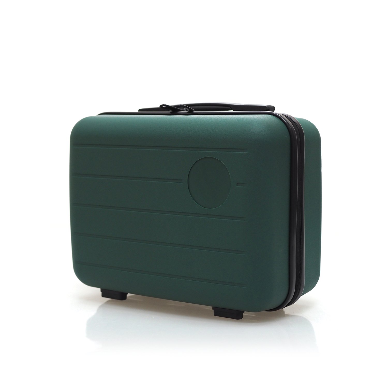HQ LUGGAGE รุ่น 8801 กระเป๋าเดินทางแบบถือ ขนาด 14 นิ้ว ผลิตจากวัสดุ PP แข็งแรง ทนทาน หูหิ้วยางซิลิโคนช่วยลดแรงกดทับมือ น้ำหนักเบา พกพาสะดวก มีแถบยางสำหรับสอดคันชัก เหมาะกับการเดินทางขึ้นเครื่อง