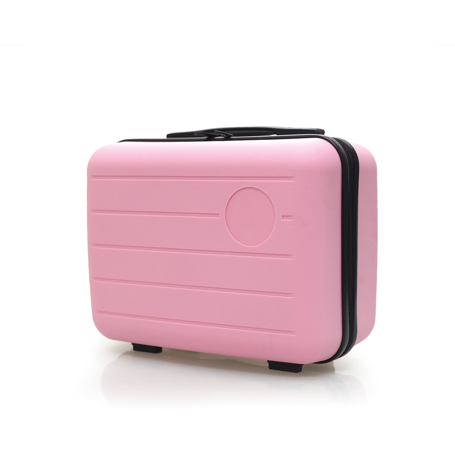 HQ LUGGAGE รุ่น 8801 กระเป๋าเดินทางแบบถือ ขนาด 14 นิ้ว ผลิตจากวัสดุ PP แข็งแรง ทนทาน หูหิ้วยางซิลิโคนช่วยลดแรงกดทับมือ น้ำหนักเบา พกพาสะดวก มีแถบยางสำหรับสอดคันชัก เหมาะกับการเดินทางขึ้นเครื่อง
