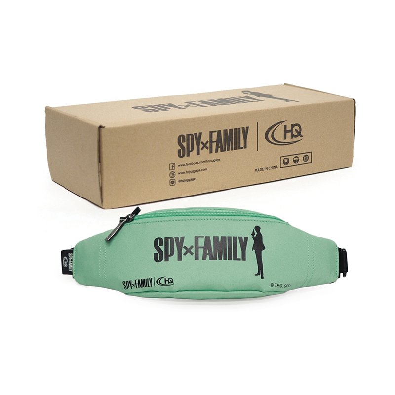 HQ LUGGAGE | SPYxFAMILY กระเป๋าคาดเอว ผ้า Recycled Polyester รุ่น SF002 (สีมิ้นท์)