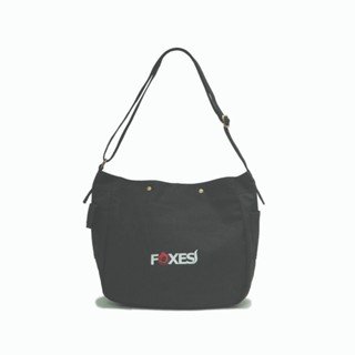 FOXES รุ่น B3311 กระเป๋าสะพายข้างผ้าแคนวาสฟอก เคลือบกันน้ำ 100% เปิด-ปิดด้วยกระดุมแม่เหล็ก มีช่องย่อย 3 ช่อง สายสะพายปรับได้ ใช้ได้ทุกวัน