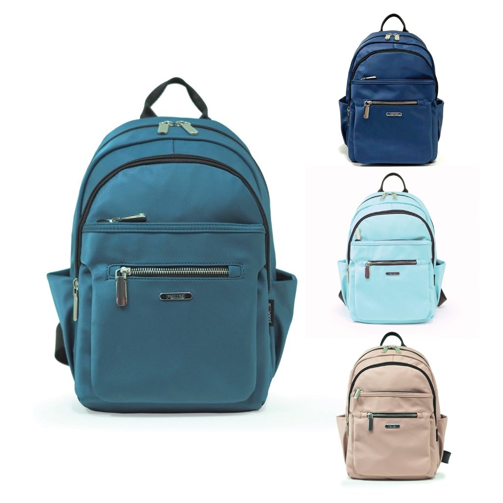 กระเป๋าเป้ผู้หญิง FOXES รุ่น 2978-11B ผลิตจากผ้าไนลอน กันน้ำ ดีไซน์ทันสมัย มีช่องซิปหลายจุด ใส่แท็บเล็ตได้ถึง 7 นิ้ว พร้อมสายสะพายปรับได้ เหมาะทั้งใช้เที่ยวและใช้ประจำวัน