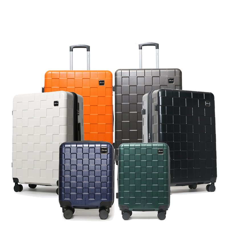 SUN SIRI กระเป๋าเดินทาง ABS 4 ล้อคู่ ระบบล็อค 3 รหัส รุ่น SquareD 8233