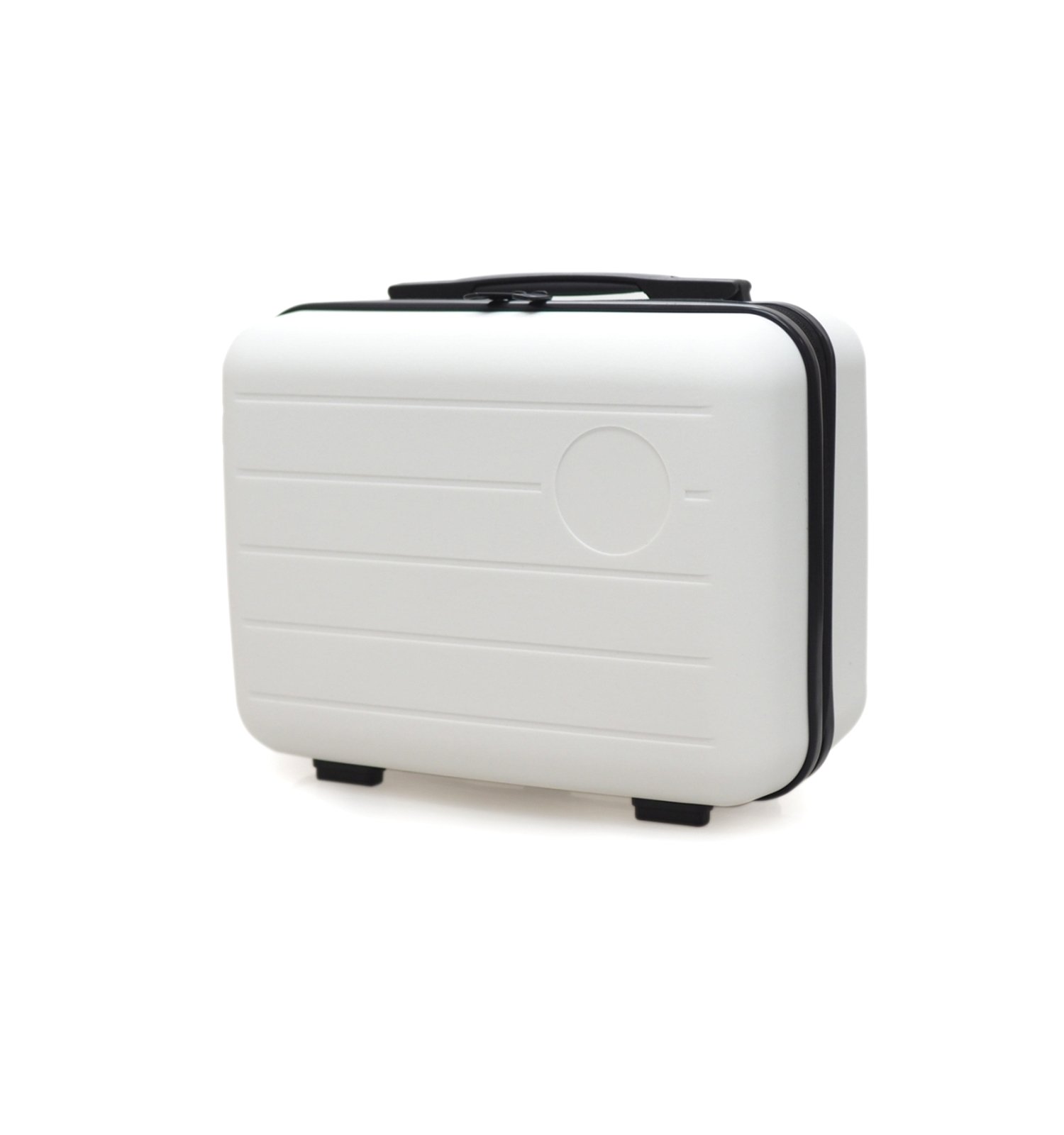 HQ LUGGAGE รุ่น 8801 กระเป๋าเดินทางแบบถือ ขนาด 14 นิ้ว ผลิตจากวัสดุ PP แข็งแรง ทนทาน หูหิ้วยางซิลิโคนช่วยลดแรงกดทับมือ น้ำหนักเบา พกพาสะดวก มีแถบยางสำหรับสอดคันชัก เหมาะกับการเดินทางขึ้นเครื่อง